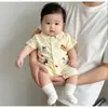 Ropa para Bebés Niños, Mamelucos de Manga Corta, Estilo Delgado de Verano, Ropa de Salida para Bebé Recién Nacido, Ropa de Verano, Ropa de Gateo de Moda
