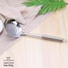 Colher de cozinha de aço inoxidável pá espátula doméstica cabo de tubo redondo espessado utensílios de cozinha utensílios de cozinha oito peças atacado de fábrica