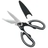 Tijeras de Cocina Especiales Tijeras Multifunción Tijeras Fuertes para Hueso de Pollo Tijeras para Carne Domésticas Varilla para Matar Pescado Doméstica Tijeras para Comida de Barbacoa