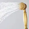 Set de Ducha de Lujo Retro Estilo Europeo Más Vendido Transfronterizo, Cabezal de Ducha Antiguo de Cobre Puro, Grifo Mezclador de Agua Fría y Caliente para Baño