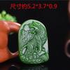 Jade de Hetian de Xinjiang Jaspe Verde Espinaca Esquina Exterior Colgante Jade Colgante de Jade Apertura de Ventas Regalo Modelo de Transmisión en Vivo