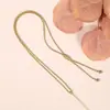 Cordón con colgante de hebilla de paz, cordón de collar dorado, cordón de colgante de alta calidad, cordón de colgante de jade, cordón de cuello ajustable DIY para hombres y mujeres