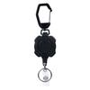 Porta-chaves Retrátil para Exterior Alto Rebote Fivela Easy-Pull Anti-Perda Cordão Elástico Extensível Porta-chaves Easy-Pull
