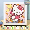 Adesivos de Pintura Diamantada Infantil Full Diamond Feitos à Mão DIY Pontos de Cristal Diamante de Alvenaria com Moldura Nova 2024 Pintura Diamantada Infantil
