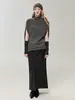 Estilo Artístico Relajado~Cony Ropa de Punto 100% Cachemira Pura Chaleco Chal Capa para Mujer Capa Superpuesta para un Look Elegante