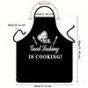 Amazon Venta Caliente E-commerce Transfronterizo Venta Caliente Impermeable Antiincrustante Estampado Delantal de Barbacoa para Hombre de Una Pieza con Estampado de Logo