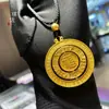 Colgante Jindian Estilo Mismo Fa Sha Antiguo Jinfu ante tus ojos Carácter Fu Clásico Accesorio Giratorio DIY Collar