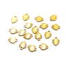 Pingente de Aço Inoxidável em Forma de Coração com Padrão Dourado, Pingente em Forma de Coração para Pulseiras e Colares, Acessório de Joalheria DIY