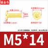 Tornillo Torx de Cabeza Plana Chapado en Oro Oro Tuhao Cabeza Plana Fina CM Tornillo para Laptop M2M3M4M5M6M8