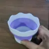Direto da fábrica mini dobrável de mesa copo para lavar pincel portátil multifuncional pequeno cilindro de água para pintura balde de água para pincel de arte