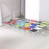 Silla Pequeña Portátil Metal Baja Taburete de Pesca Mini Adulto Camping Tren Ocio Taburete Plegable