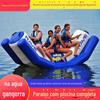 Gangorra inflável aquática equipamento de brincadeira na água para adultos gangorra de banana boat mini para crianças cama elástica pula-pula trampolim
