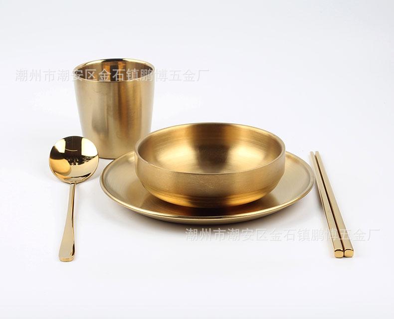 金色韩式烤盘13