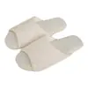 Fábrica de Zapatos Qidan Pantuflas Silenciosas de Algodón Lino para Mujer, Hogar Interior, Todas las Estaciones Transpirables Ligeras Suela Suave Antideslizantes
