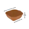 Cesta Popular Transfronteriza de Silicona para Levantar Masa, Cestas Ovaladas y Cuadradas para Levantar Masa, Aptas para Microondas y Horno, Herramienta Multifuncional para Hornear