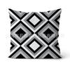 Funda de Almohada a Cuadros Blanco y Negro Funda de Almohada de Arte Estilo Abstracto ins Almohada Sencilla para Estancia en Casa Sofá Celebridad de Internet
