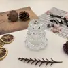 Candelabro de Cristal Retro Europeo Decoración de Mesa de Comedor Adornos Props para Fotos de Instagram Árbol de Navidad Vela Aromática Portavelas Pequeño