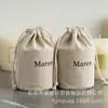 Bolsa de regalo con fragancia, bolsa de algodón para ambientador de coche, bolsa con cordón personalizada, bolsa de regalo promocional, bolsa de lona para velas, bolsa de algodón puro