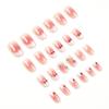Usa rubor de uñas usa uñas borde blanco francés amor pedrería puro quiero usar uñas uña desmontable uña pieza de uña