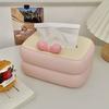 Caja de pañuelos de dopamina para el hogar, sala de estar, escritorio, mesa de centro, servilletas, caja de papel, caja de almacenamiento de pañuelos de plástico Advanced Sense