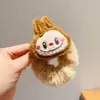 Lindo aro para el pelo de felpa de tela animal pequeño aro de intestino grueso venta caliente transfronteriza banda de goma de dibujos animados accesorios para el pelo de muñeca creativa