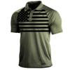 Estación Independiente de Comercio Exterior Explosiones Europeas y Americanas Camiseta de Verano para Hombre Sudadera con Cuello Campana de Manga Corta Suelta para Exteriores Camiseta POLOT