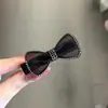 Presilha de Cabelo com Laço de Rede Estilo Coreano para Mulheres, Presilha Bico de Pato com Strass de Luxo Leve, Presilha Lateral, Presilha para Franja Rebelde, Acessório de Cabelo