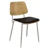 Conjunto de mesa y sillas para cafetería de perfil de aluminio para tablero marino estilo industrial, adecuado para tiendas de té de leche y postres, tiendas de comida ligera y comidas sencillas, mesa de diseñador