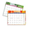 Nova Versão do Calendário para Gerenciamento de Tempo, Meio Calendário de 1 Ano, Transfronteiriço 2027-2028 Versão em Inglês Calendário de Parede Páginas Personalizadas
