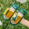 Pantuflas de lino de dinosaurio para niños, de mujer, primavera y otoño 2002, para las cuatro estaciones, casa, suela suave, dibujos animados, para padres e hijos, de algodón y lino, venta al por mayor