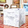 Día de la Mujer, Bolsa de Regalo Día de la Diosa, Bolsa de Papel tipo Bandolera Cuadrada, Bolsa para Snacks de Regalo, Ver Flores, Feliz Suerte