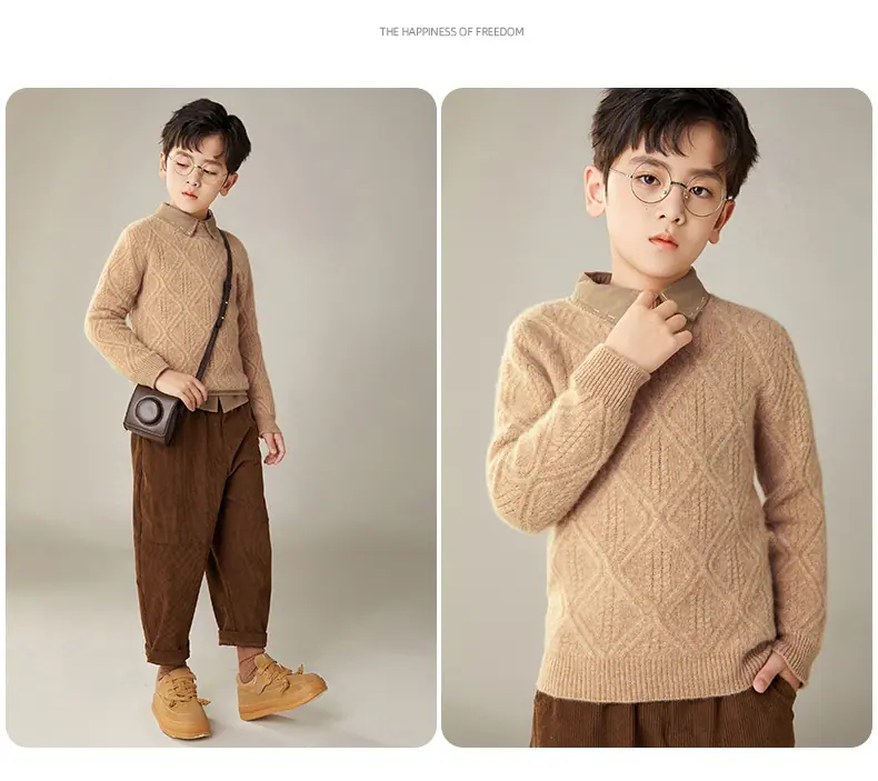 复制_专注儿童纯羊毛衫秋冬新款加厚扭花男女童针.jpg