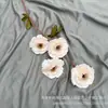 4 Cabezas de Flores de Loto Artificiales para Decoración de Boda, Arreglo Floral de Crisantemos, Hibisco Artificial, Peonía, Decoración del Hogar, Loto, Camelia