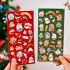 Pegatinas Navideñas de Dibujos Animados 3D Tridimensionales de Burbujas Regalos para Niños y Estudiantes, Pegatinas Decorativas para Diarios, Regalo de Navidad