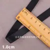 Tiras Elásticas de Nylon para Sutiã de Vários Tamanhos, Acessórios para Sutiã de Camisola, Faixa Elástica Inferior de Veludo Brilhante