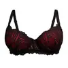 Sujetador Zeriluna de Encaje Push-Up, Transpirable, Cómodo, Sexy, de Soporte para el Busto, Lencería de Moda Tallas Grandes