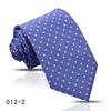 Corbata Rayada para Hombre Camisa Profesional de Negocios de Alta Gama Azul Azul Marino Anudada a Mano Corbata de 8cm Shengzhou Lista para Enviar