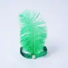 Faixa de cabelo de lantejoulas Acessórios de cabelo de pena de avestruz europeus e americanos Faixa de cabelo COS Acessórios de cocar de pena indiana