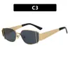 Gafas de Sol de Moda con Personalidad Estilo Retro Old Money Europeo y Americano Gafas de Sol Versátiles de Gama Alta para Mujer Versión Coreana Gafas de Sol Marrones Pequeñas de Moda