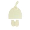 Amazon Estilo Comercio Exterior Set de Gorro con Chupón y Guantes para Bebé Gorro Fetal para Bebé Estilo Delgado de Una Sola Capa Gorro Chouchou Gorro con Cola
