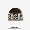 Gorro de Punto Rombo Celebridad de Internet para Mujer Otoño e Invierno 2024 Nuevo Gorro Frío Cálido a Prueba de Frío Protección para Orejas Gorro de Lana para Rostro Pequeño