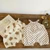 2025 Nuevo Mono de Verano para Bebé Pantalones Lindos de Oso con Bolsillo de Solapa Sin Mangas Harem para Bebés y Niños Pequeños Ropa de Bolsa para Caca Ropa para Gatear