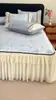 2026 Nuevo Modelo Tipo Pe-Like Enfriamiento Jacquard Falda de Cama Estilo Colchoneta Refrigerante Juego de Tres Piezas Colcha de Verano Colchoneta Refrigerante Juego de Cuatro Piezas Lavable a Máquina Aire Acondicionado