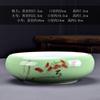 Maceta especial de cerámica para flor de hada acuática sin agujeros para hierba de cobre hidropónica cuenco de bambú rico cuenco de loto de gran diámetro utensilios de loto