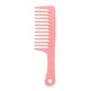 Pente Grande de Plástico Meiji Home com Dentes Largos Gancho Curvo Pente Anti-estático para Meninos e Meninas