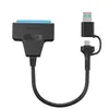 Cable Adaptador Sata Fácil para Disco Duro Móvil Tipo-C/Usb2.0 a Sata Sata22P 2.5 pulgadas 3.5 pulgadas