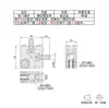 Rueda para riel de puerta corrediza 1530, bloque de esquina, conector para puerta corrediza de perfil 1530, bloque de fijación de ángulo de 90 grados de aleación de aluminio
