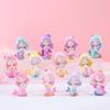 Doze constelações princesa sereia desenho animado menina moda brincar caixa surpresa periférico mão boneca de resina ornamentos de mesa
