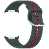Adecuado para Correa de Rayas Verticales para Samsung Watch8/9, Correa de Silicona para Galaxy Watch8Classic, Pulsera Bicolor
