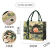 Bolsa de Lona con Margaritas para Estudiante, Viajero, Moda para Mujer, Gran Capacidad, Logo Imprimible, Bolsa de Lona de Alta Gama